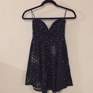 Black Strapless Dress